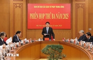 State President chairs third meeting of Central Steering Committee for Judicial Reform